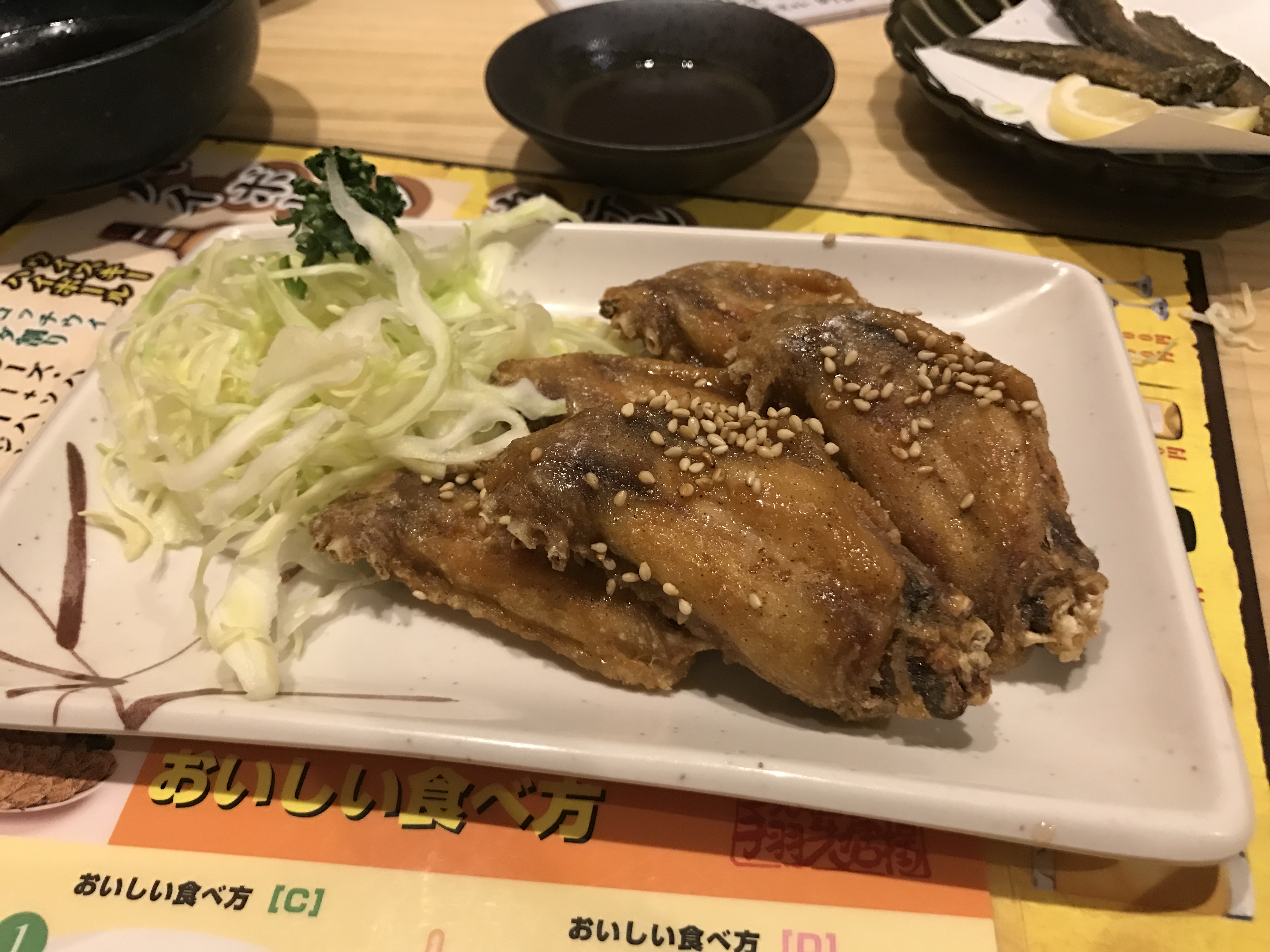 名古屋名物：手羽先のから揚げ 